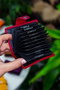 Zoozie Bags Tarjetero Rojo de Piel Auténtica